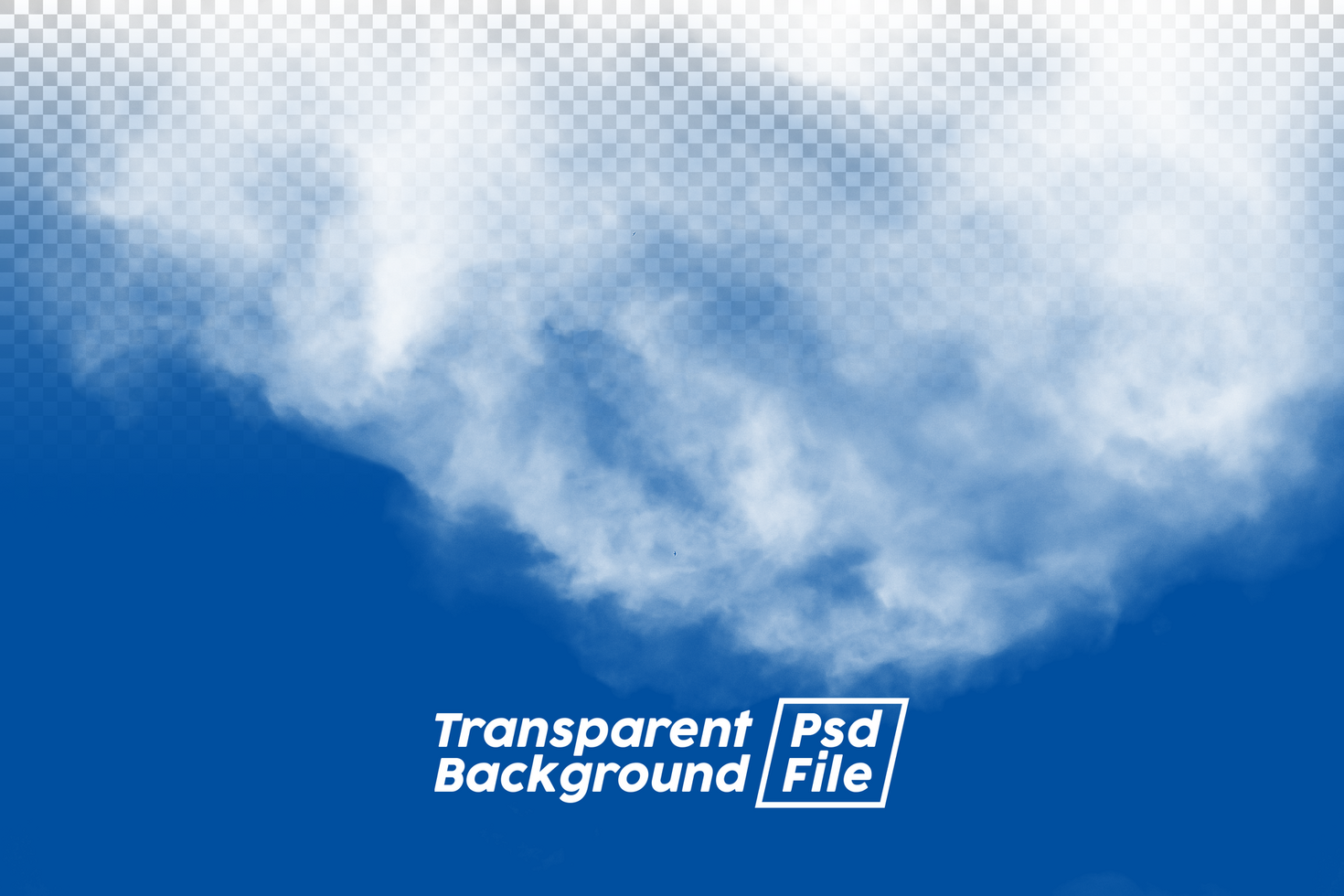 Cloud Transparent Background File psd