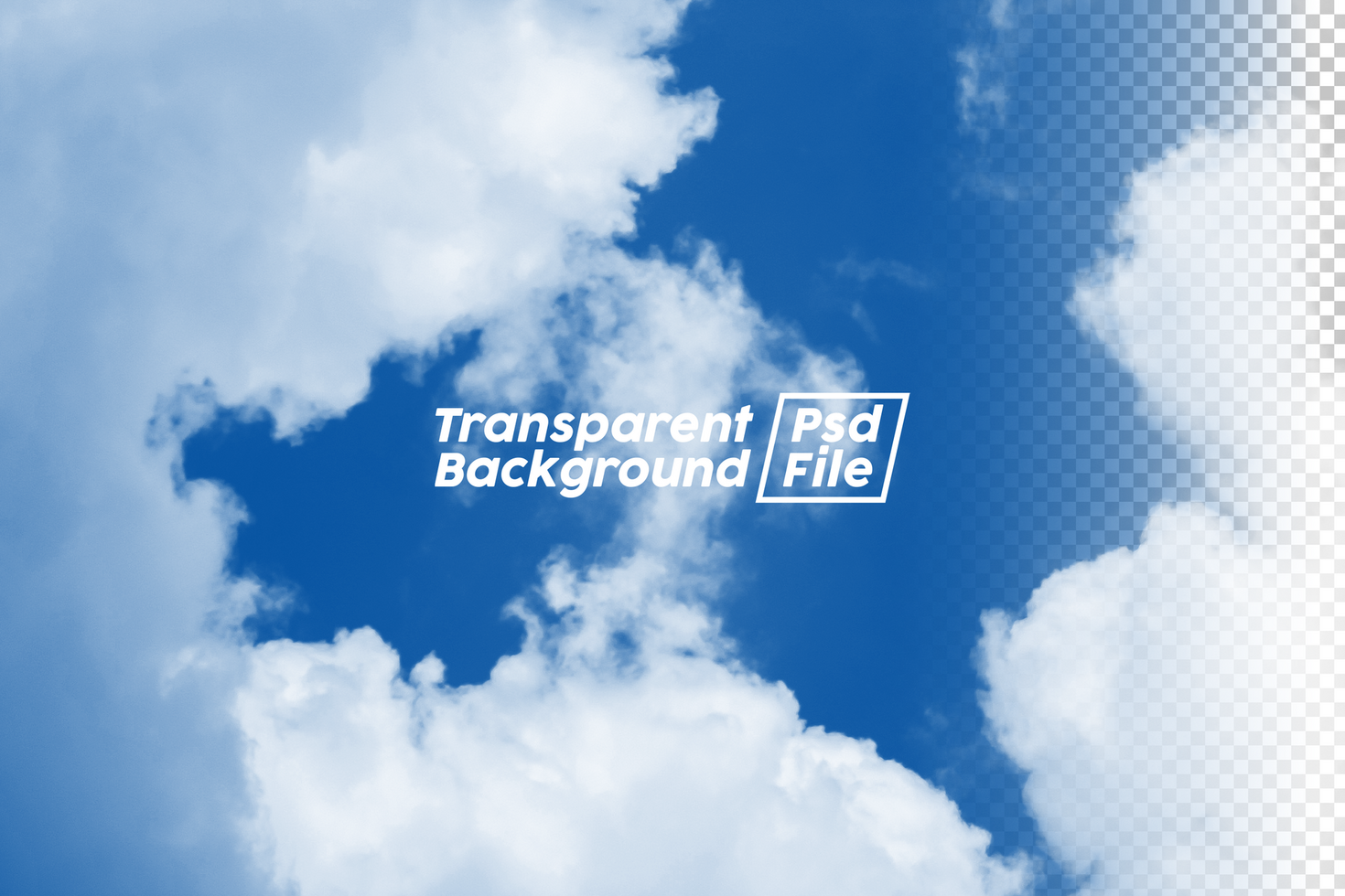 Cloud Transparent Background File psd