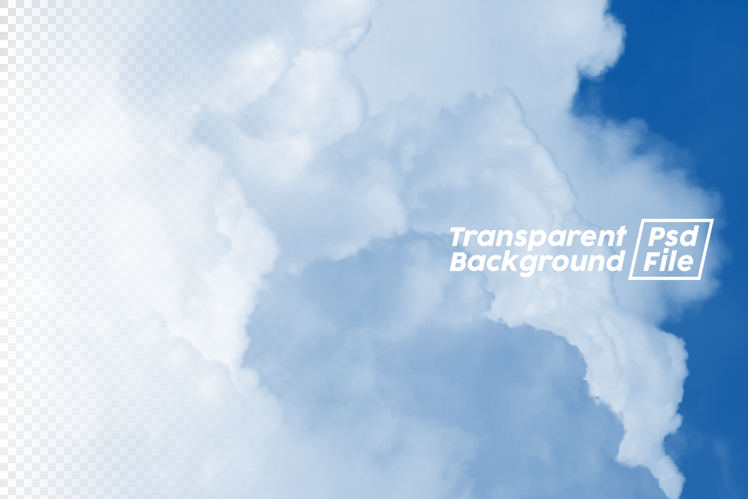 Cloud Transparent Background File psd