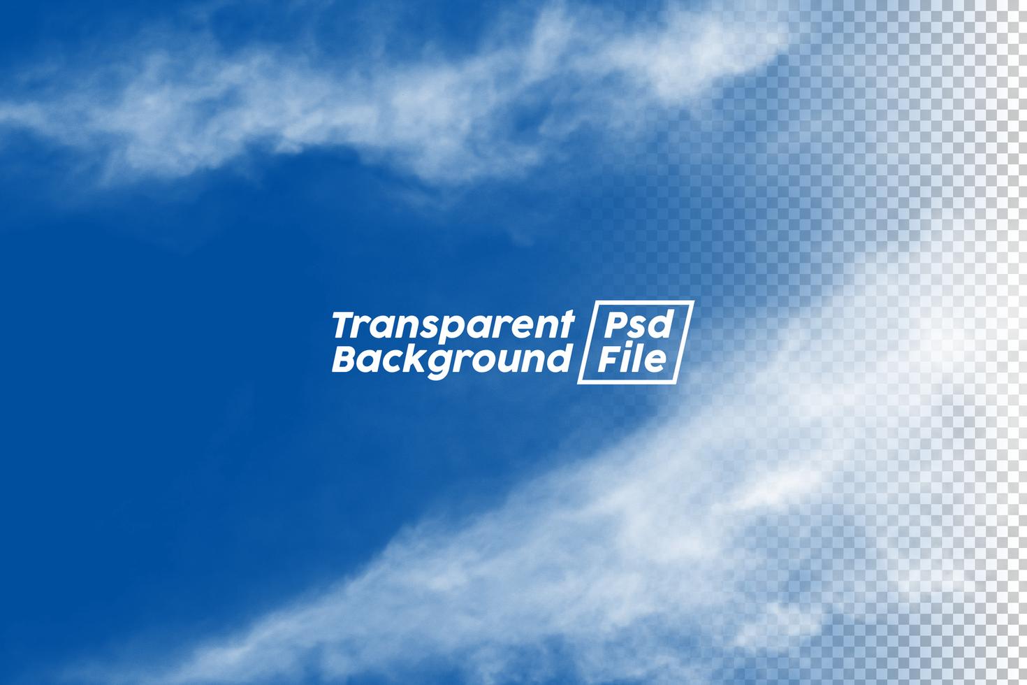 Cloud Transparent Background File psd