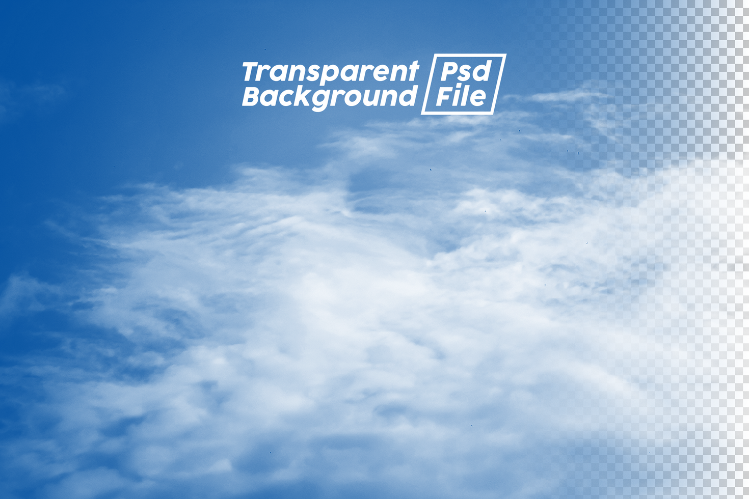 Cloud Transparent Background File psd