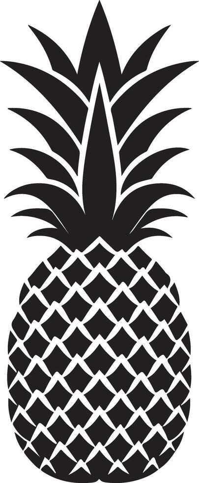 pineapple icons silhouette . pineapple fruit line icon suitable for apps and websites UI designs. vector