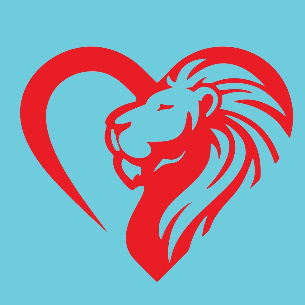 Lion Heart Logo Element 49132848 Vector Art at Vecteezy