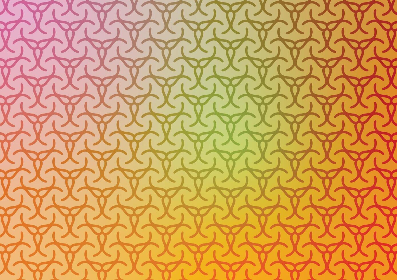 Orange soft gradient line triangle background vector