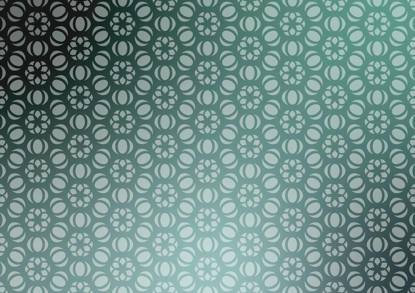 Green circle pattern geometric background vector