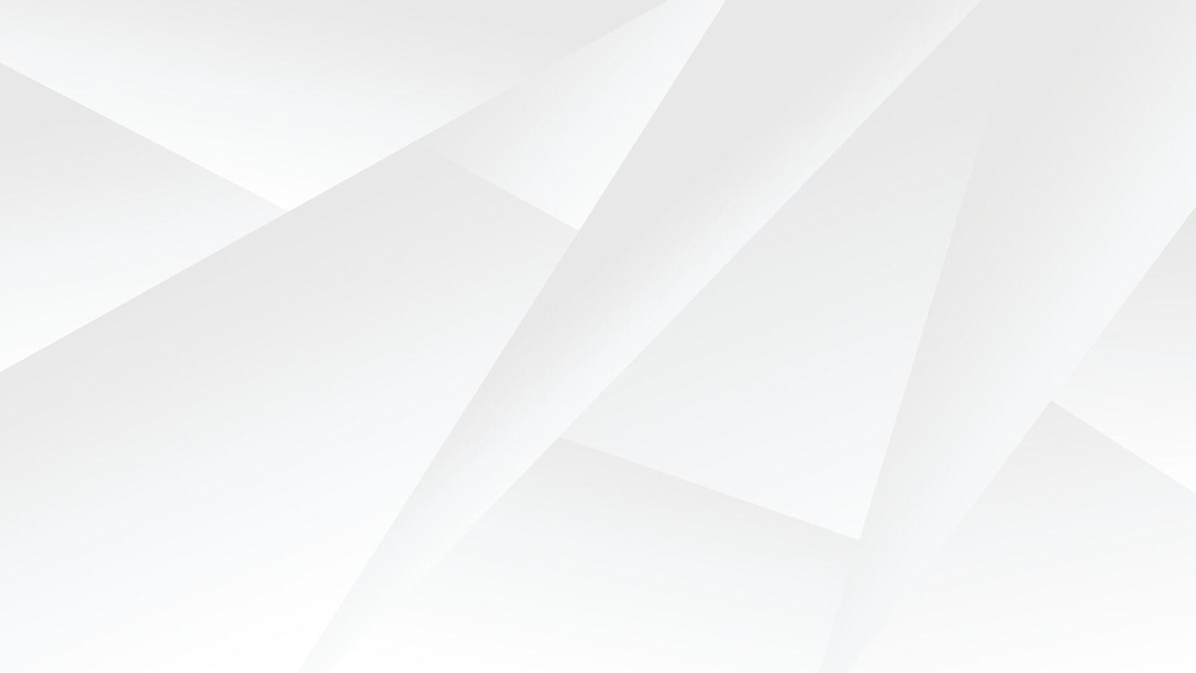 white abstract background with graphic geometric shape vector