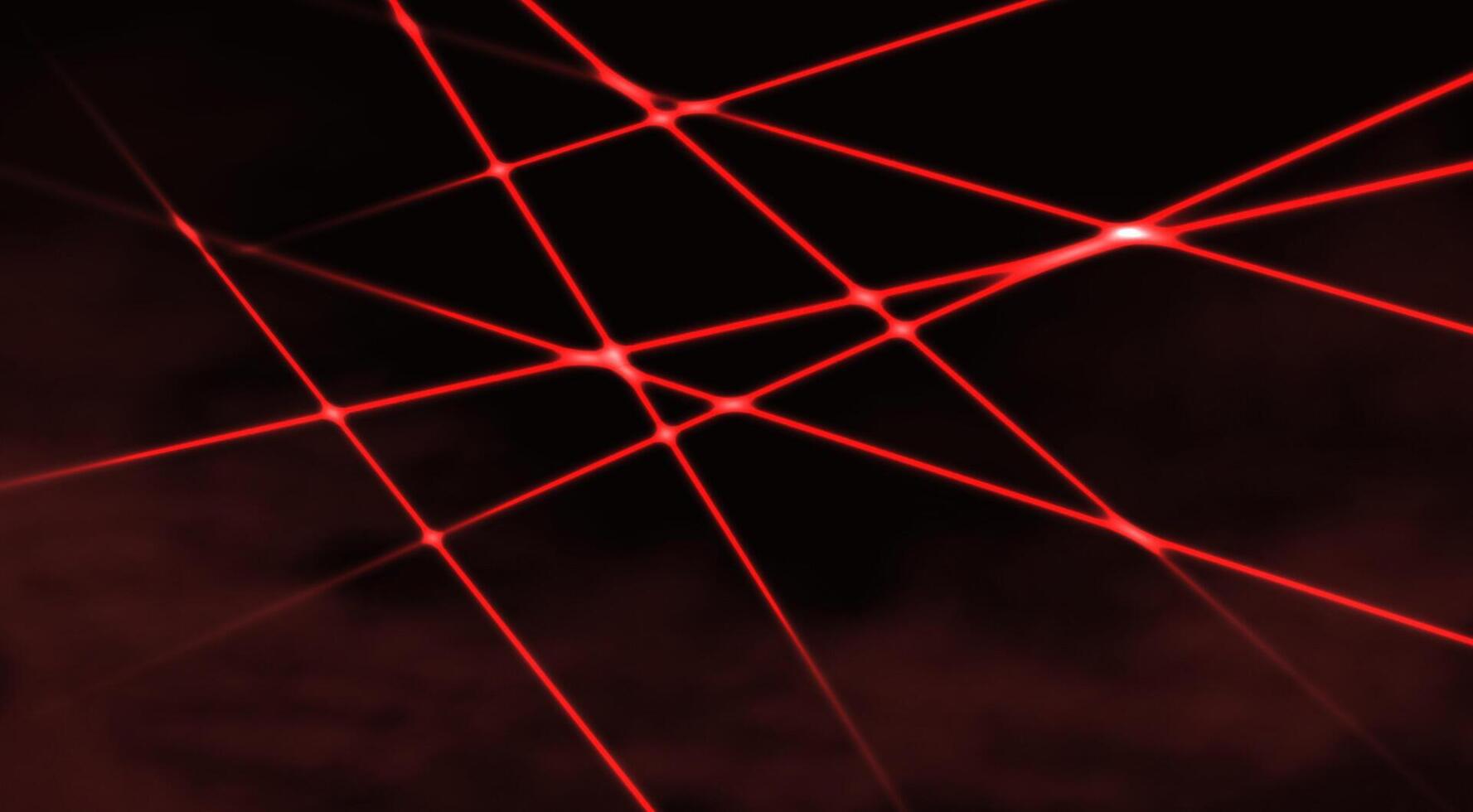 Red lazer background. illustration. Light beam security. vector