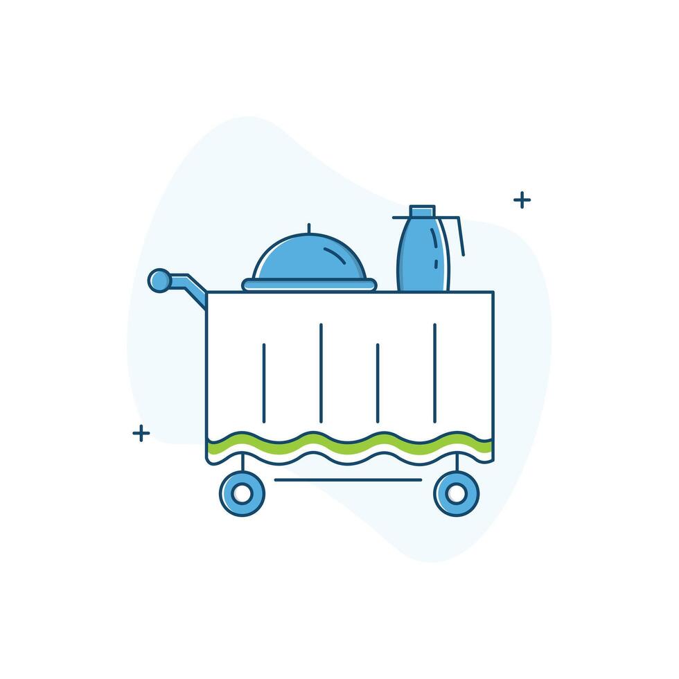 Room Service Icon Design vector