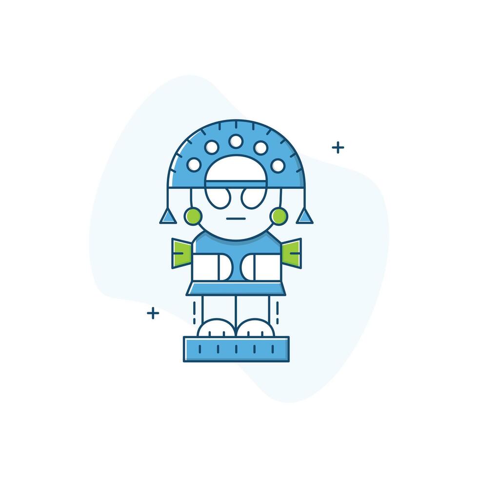 Tumi Inca Icon Design vector