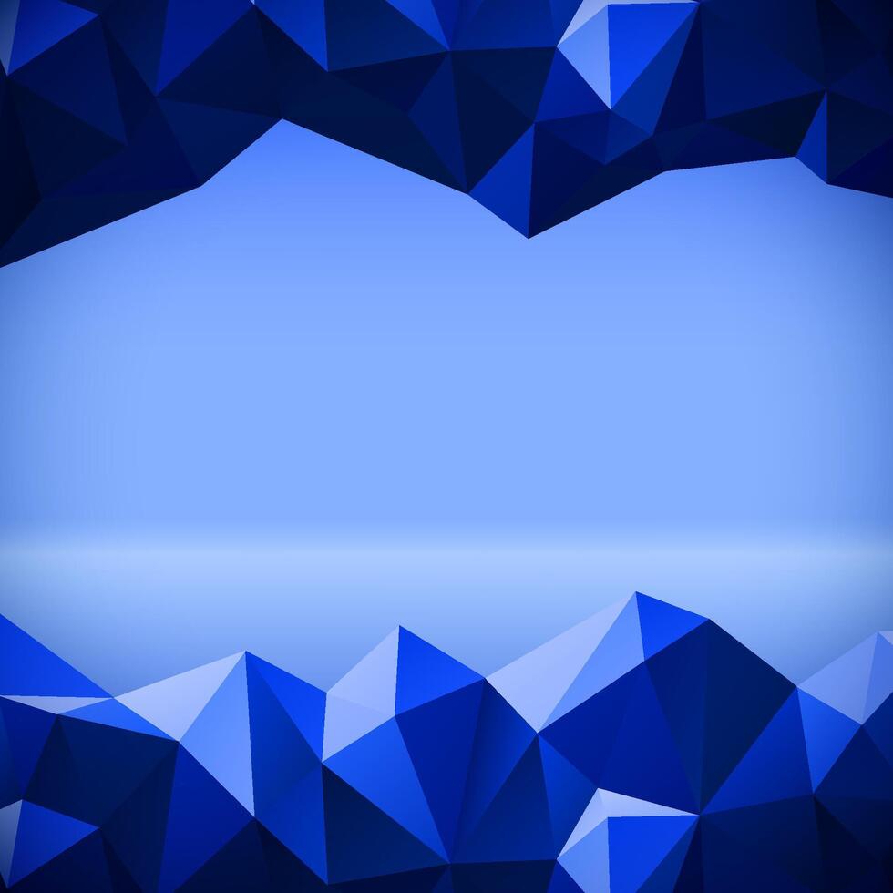 Abstract polygonal lines vector