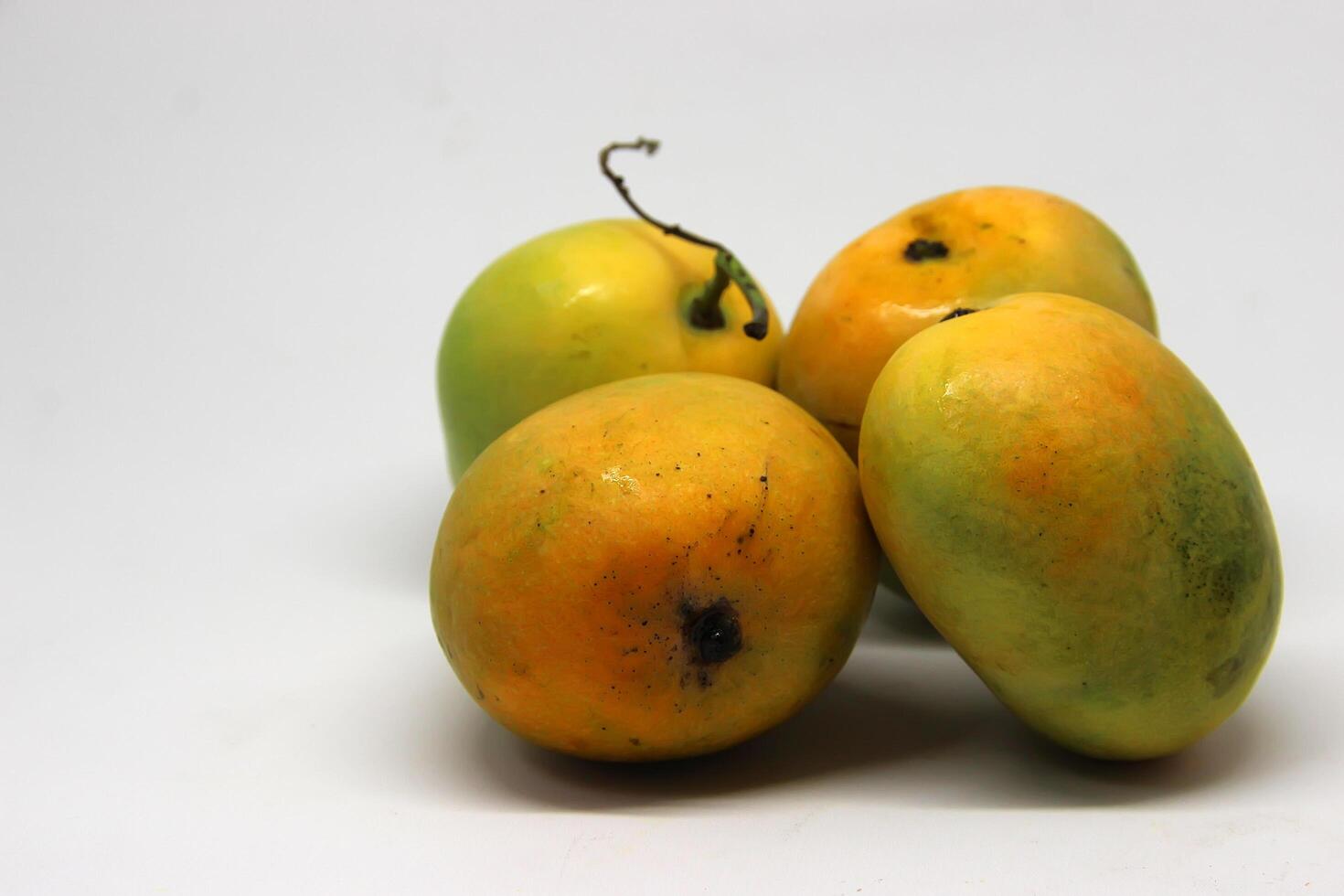 Mango Fruits on white background, Gedong Gincu Mango photo