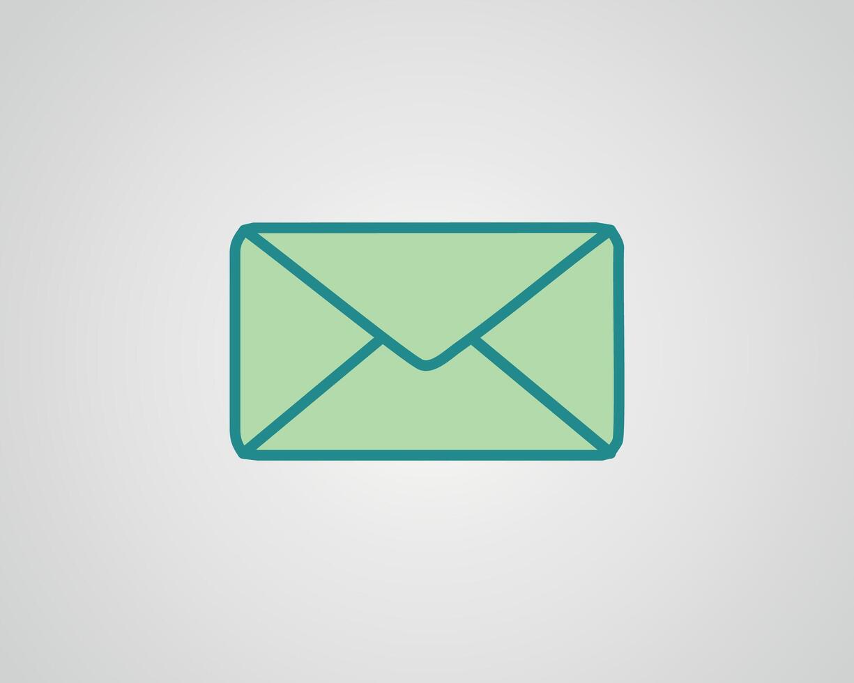 message icon isolated on white background , illustration vector
