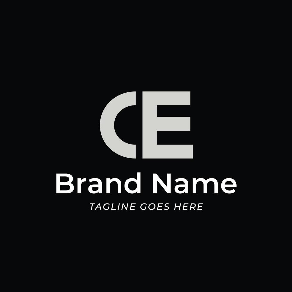 CE logo for tech vector