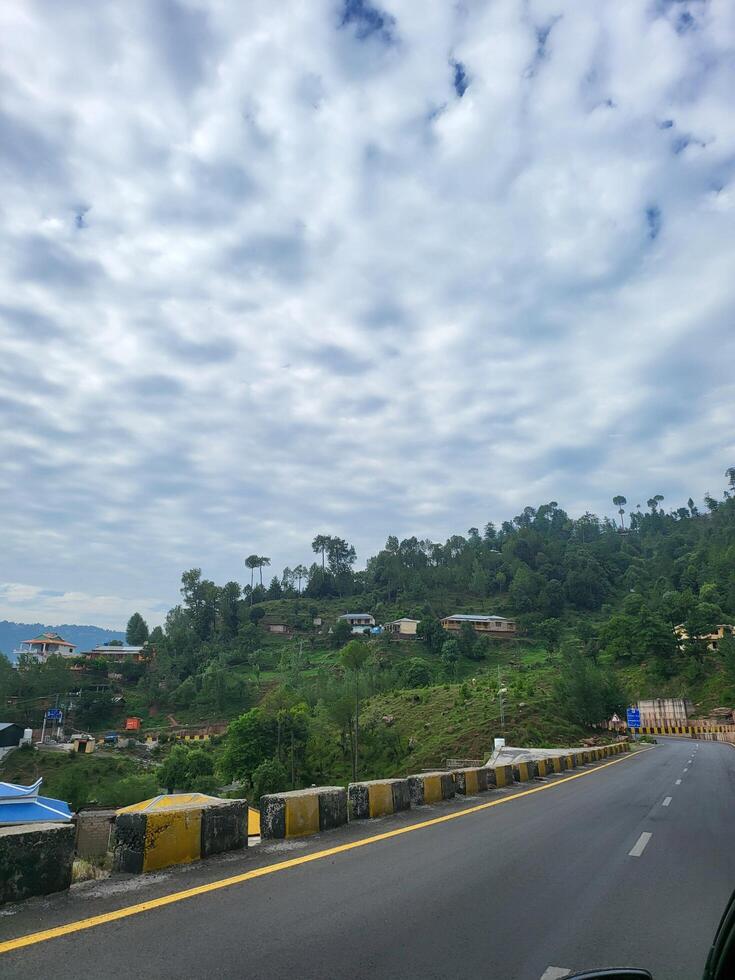 driving on a highway photo