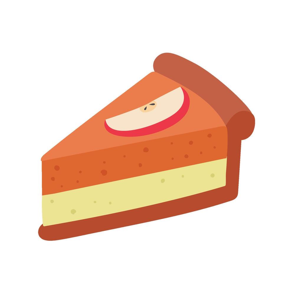 Hand Drawn Pie Apple pie vector