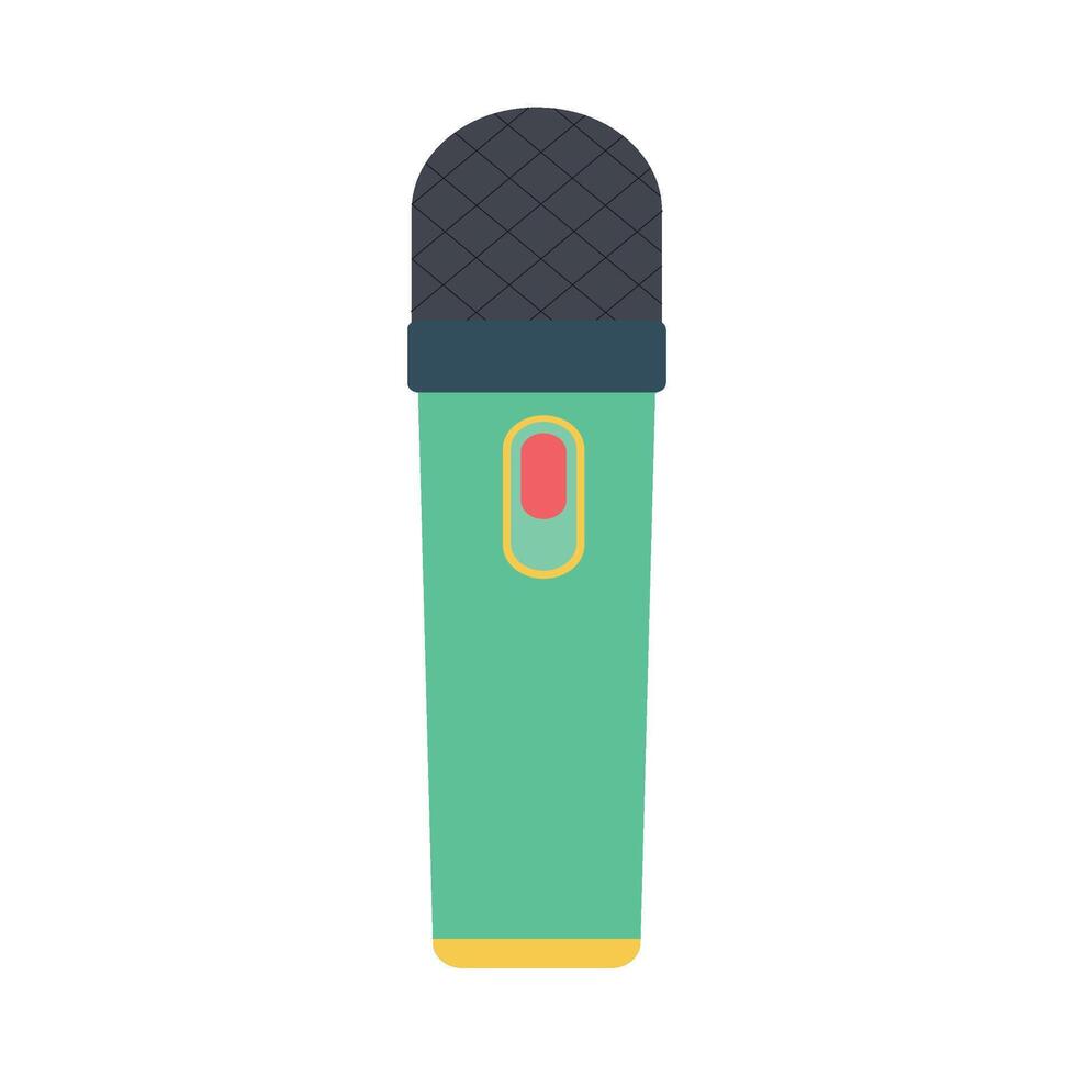 Set of music instrument illustration Microphone vector