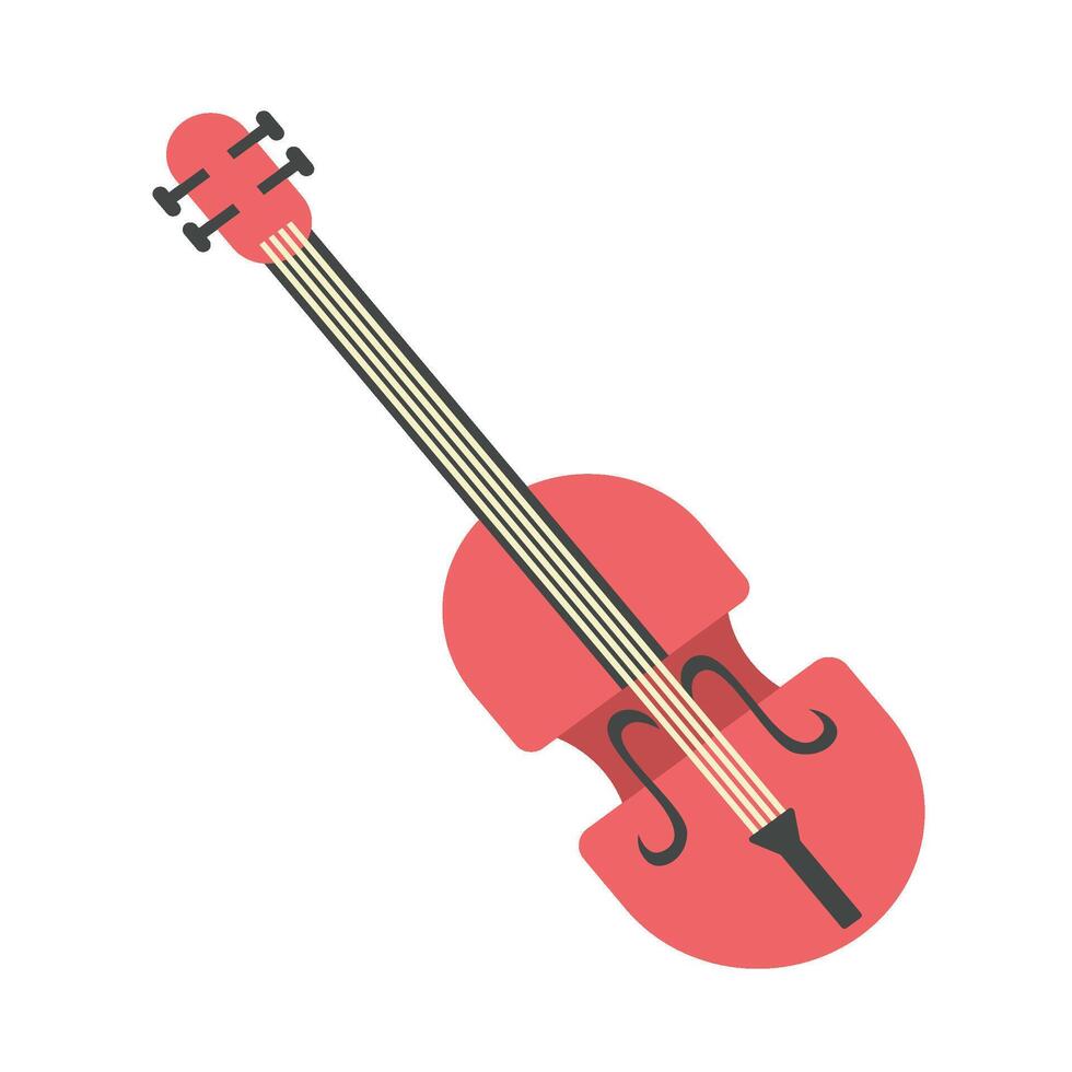 Set of music instrument illustration Biola vector