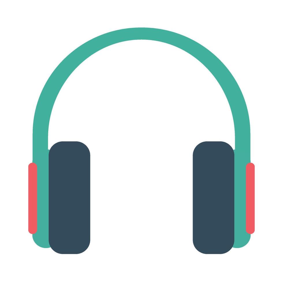 Set of music instrument illustration Headphone vector