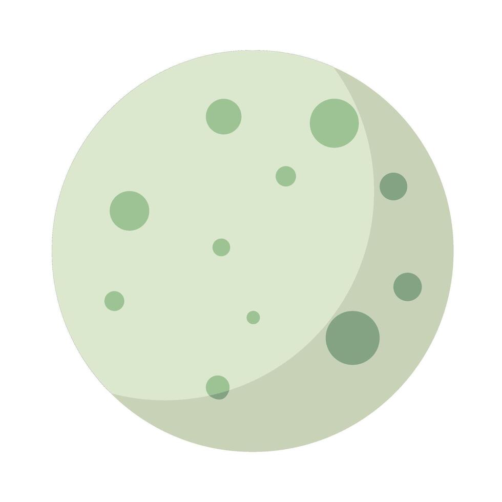 Space objects Mercury vector