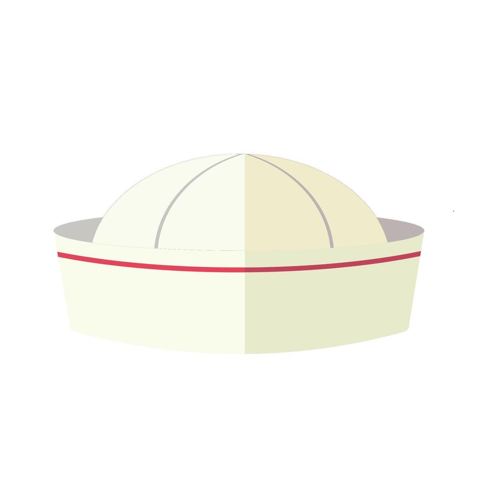 Hat icons of various professions careers Skipper vector