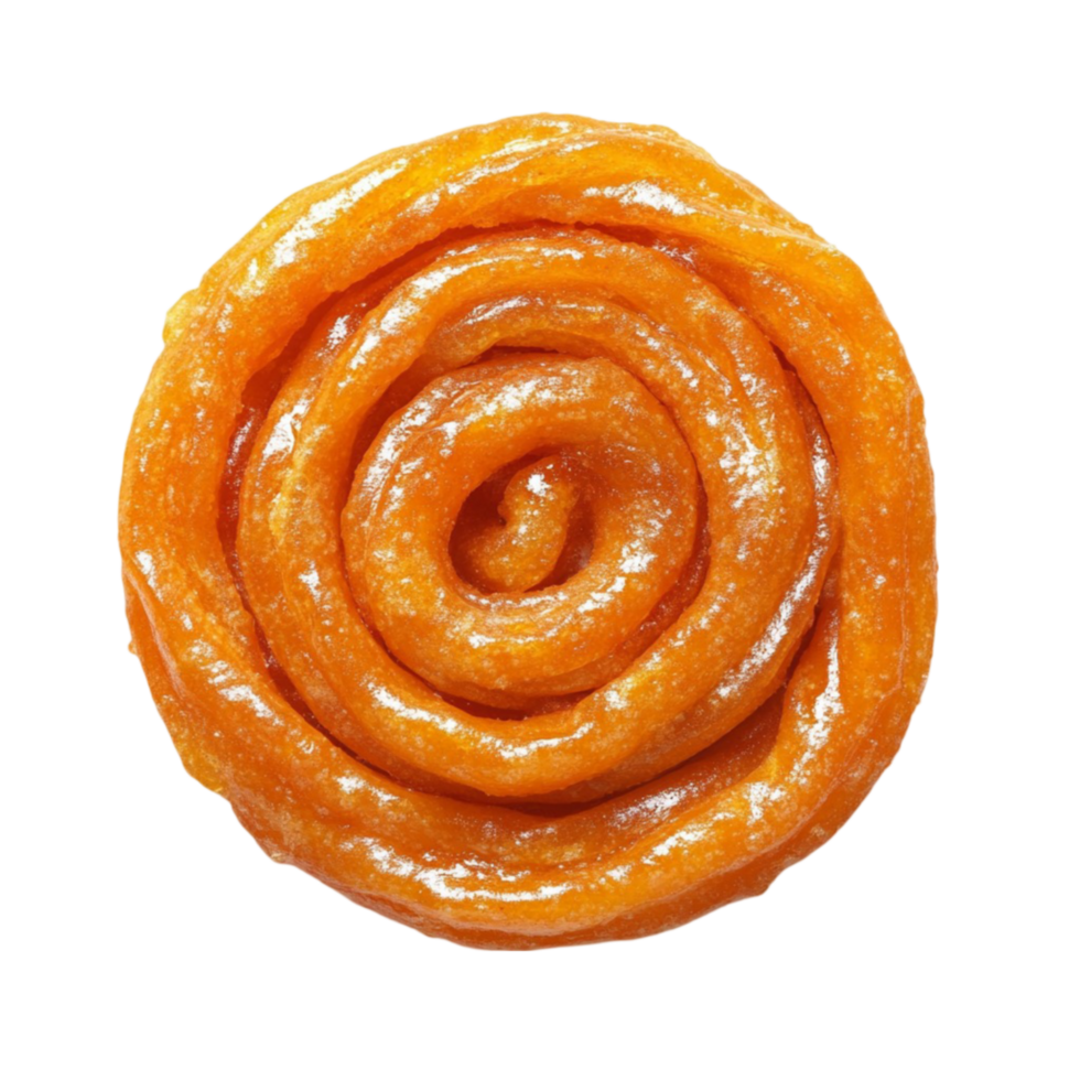 a swirl of orange caramel png
