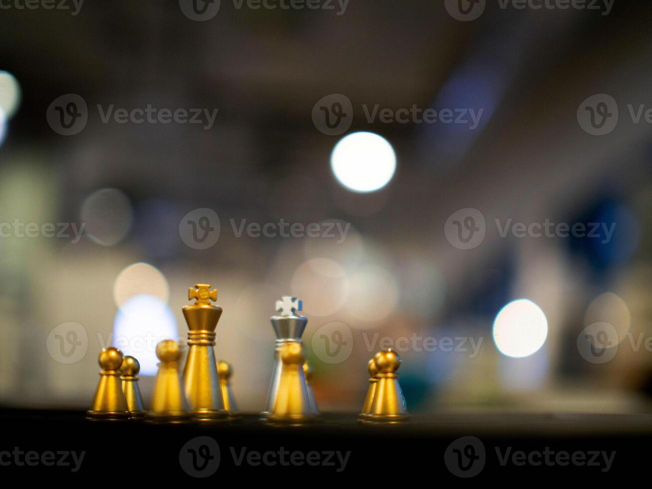 King bishop pawn chess golden yellow orange color copy space chessboard strategy competition success business challenge leadership game intelligence planning piece battle play teamwork business manage photo