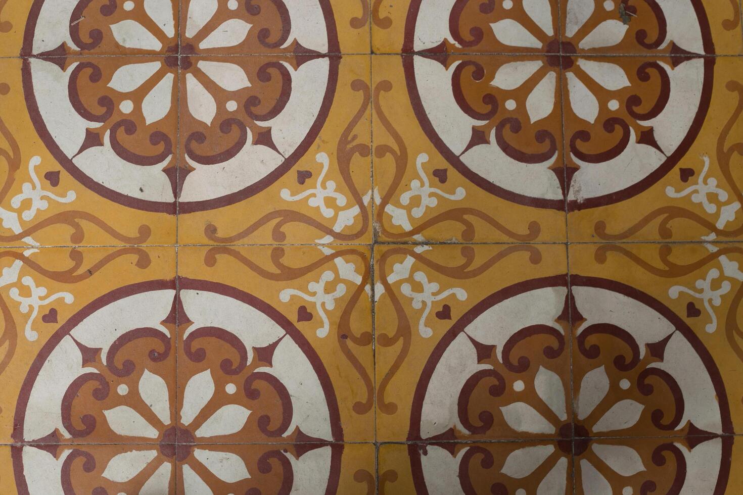 flower pattern background retro brown photo