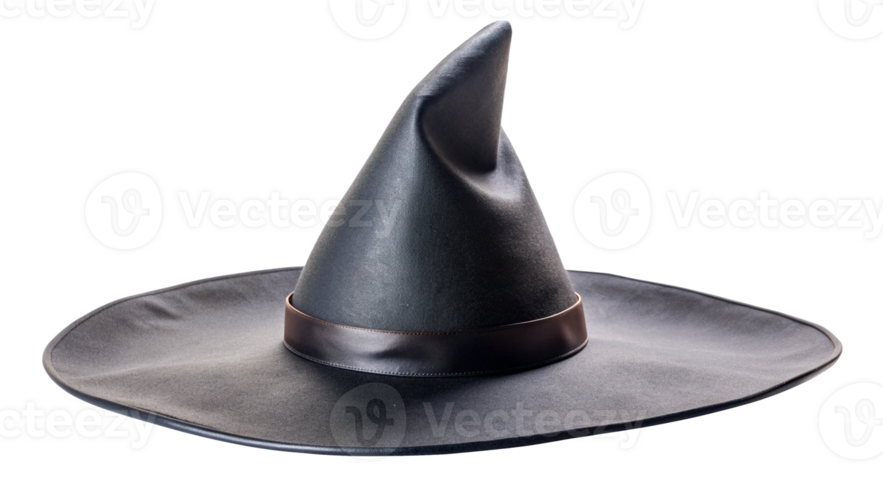 a black witch hat on a transparent background png