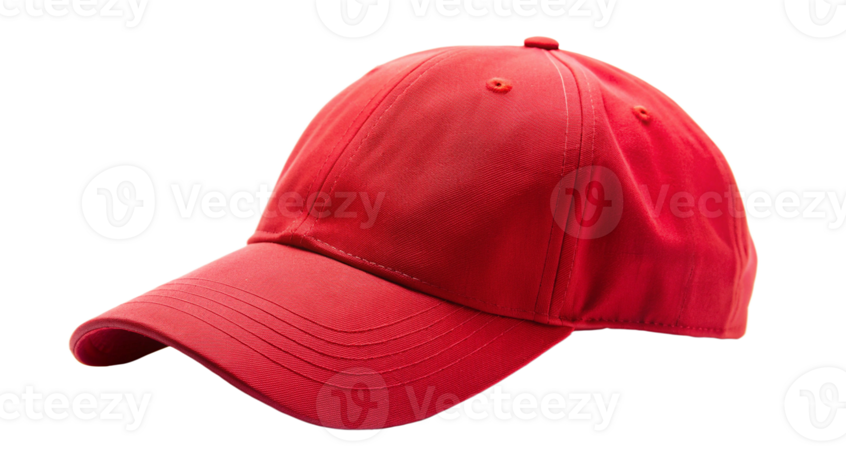 a red baseball cap on a transparent background png