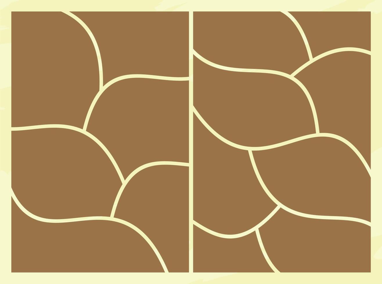 Collage grid photo effect template vector