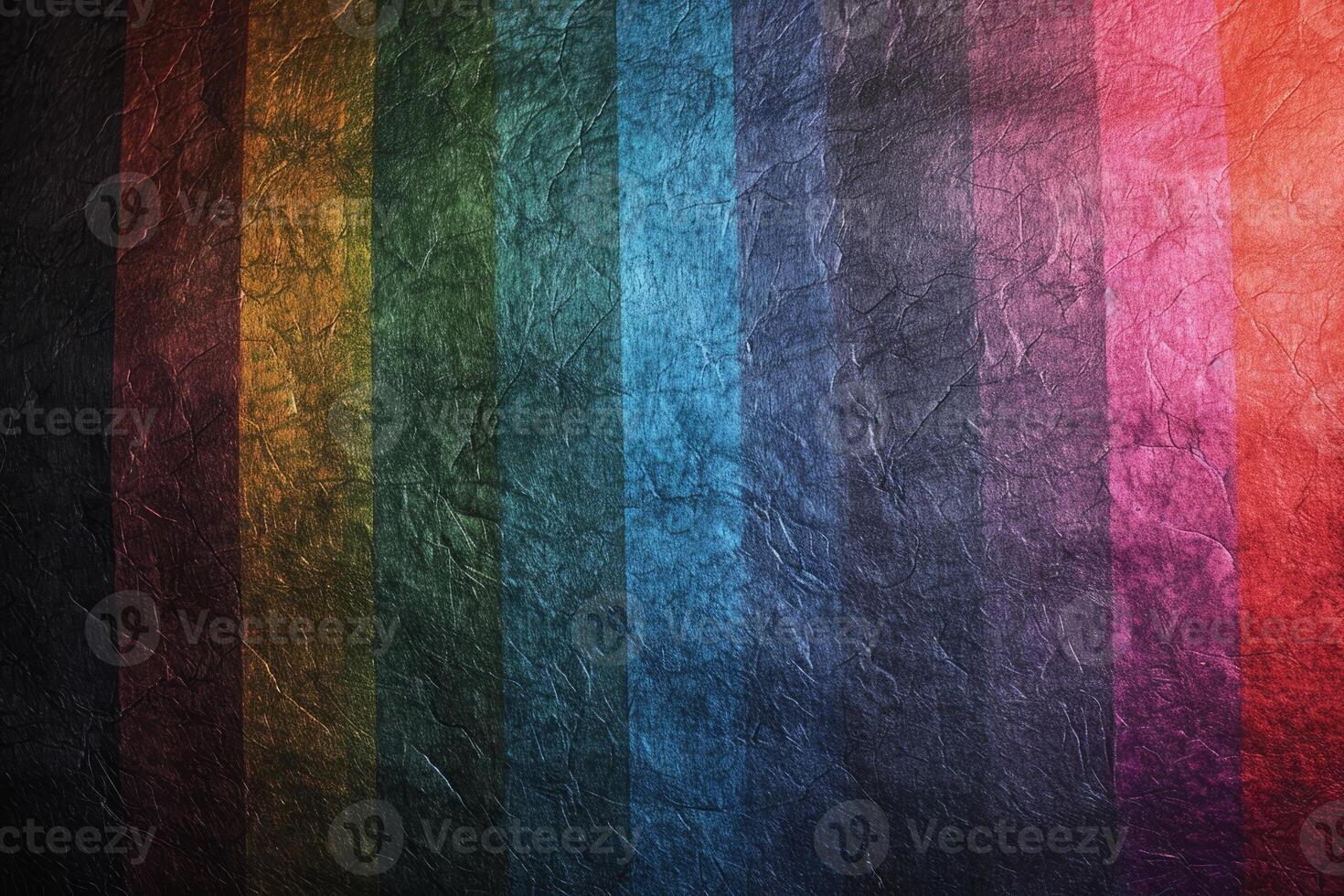 Abstract rainbow colors on a background with grainy texture and blurred edges. photo
