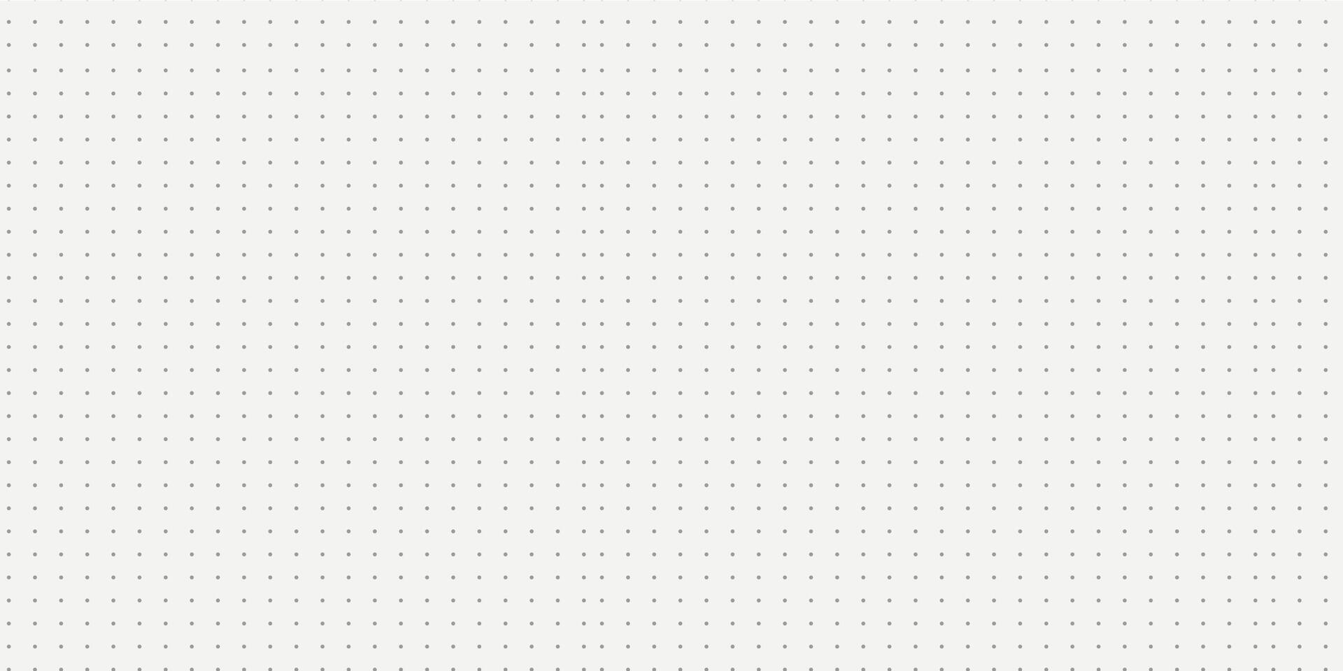 Bullet journal page, simple polka dot grid background. Paper pattern. Halftone texture, retro office. Planer, note small spots. vector