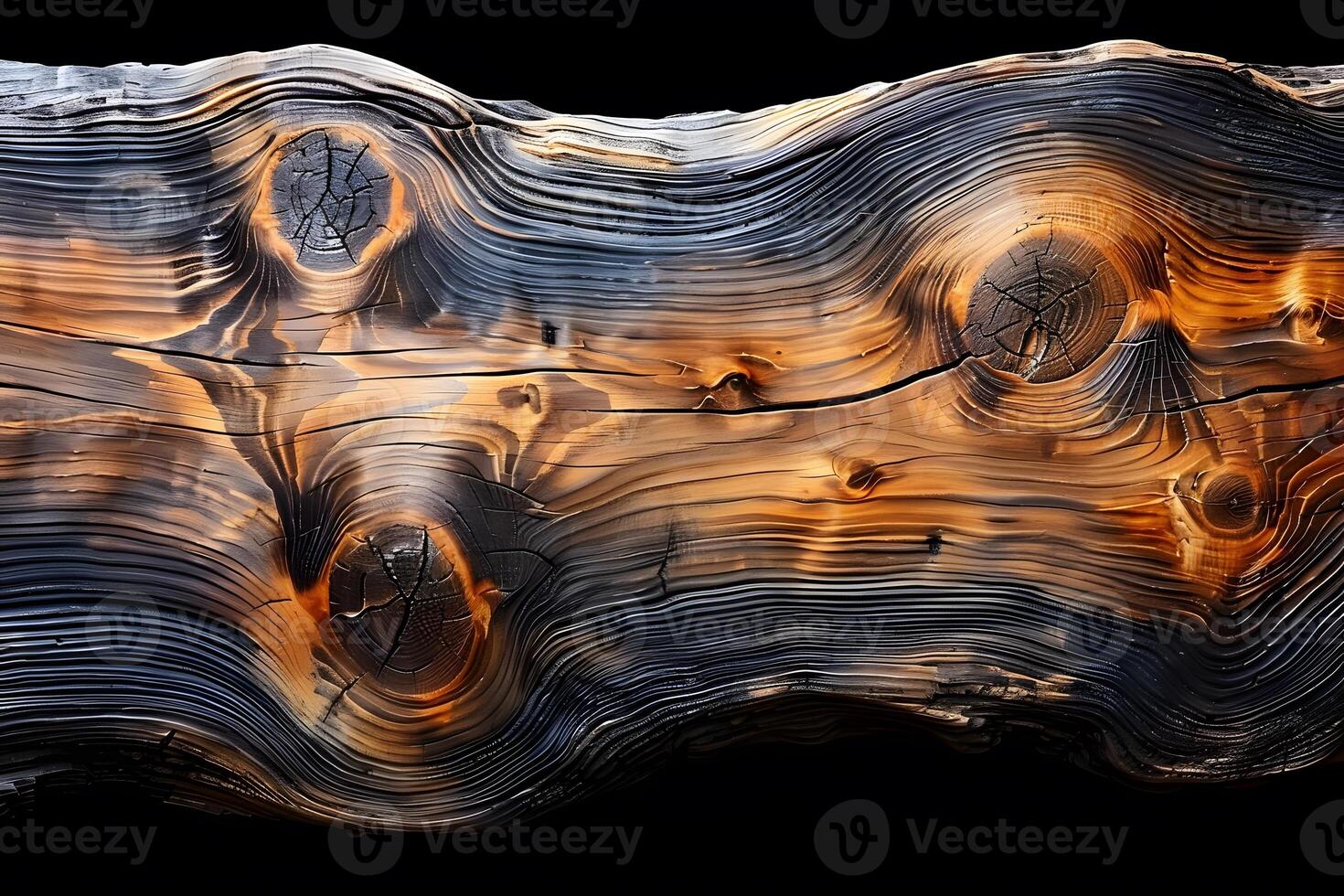 Weathered Wooden Texture with Knots and Grains - Vibrant Wood Pattern Background for Design and Art photo