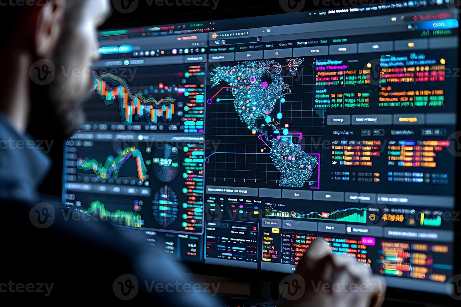 Data Analysis and Visualization in Financial Technology - Stock Trends, Market Data, and Performance Metrics for Business Intelligence photo