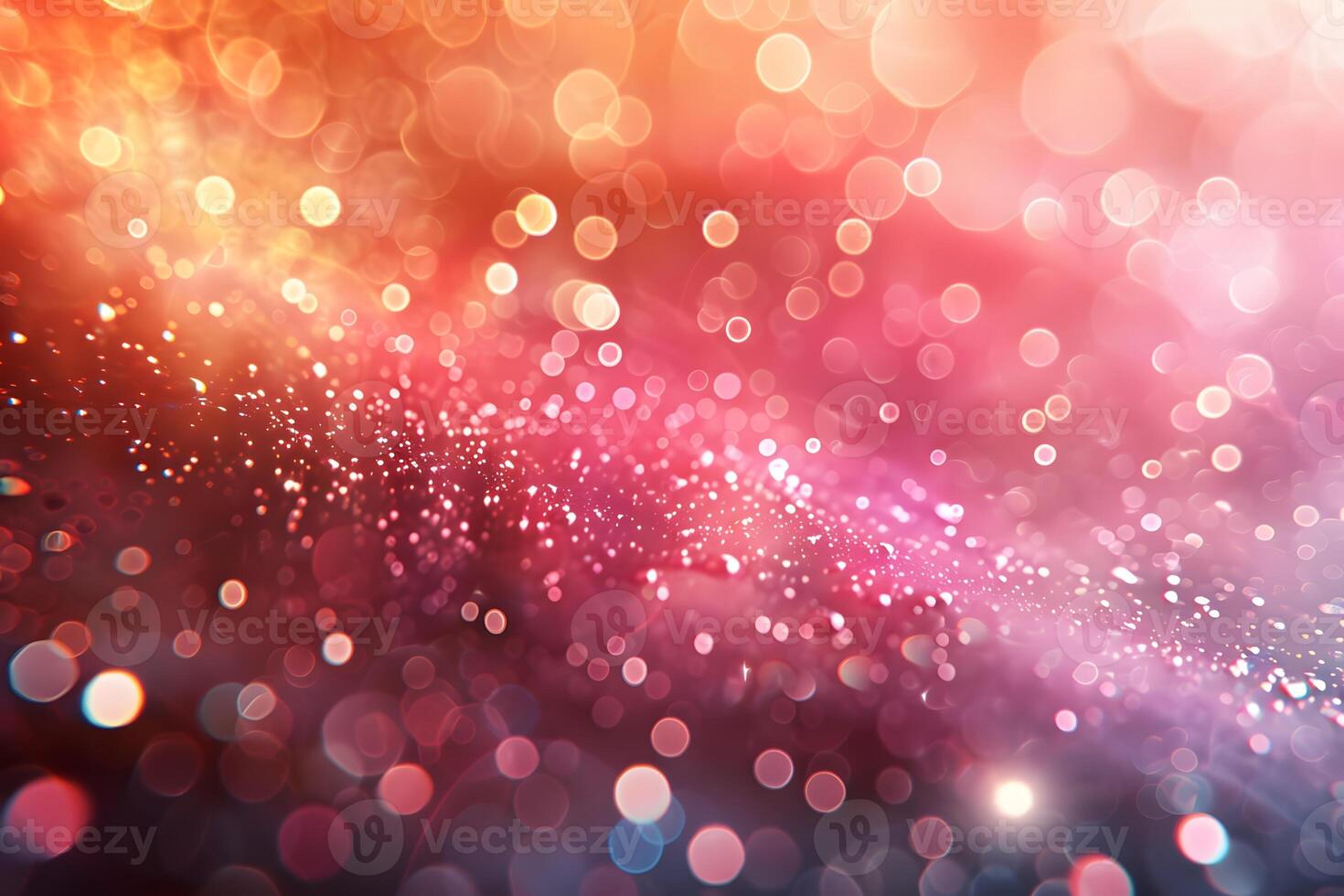 Abstract Bokeh Background with Warm and Cool Tones - Perfect for Design, Print, and Digital Art photo