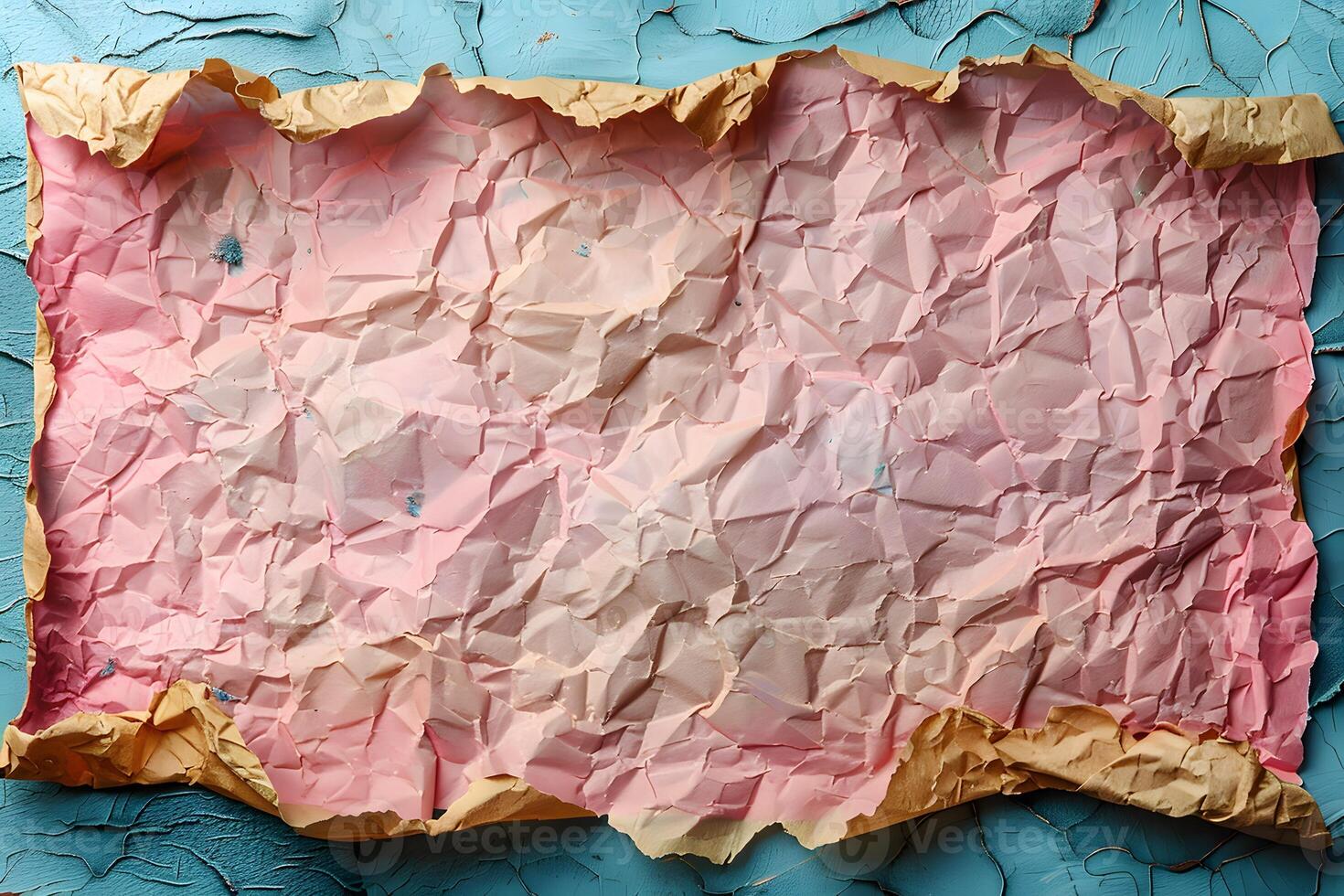 Vintage Wrinkled Pink and Brown Paper Texture Background for Creative Design, Card, Poster, Scrapbooking photo