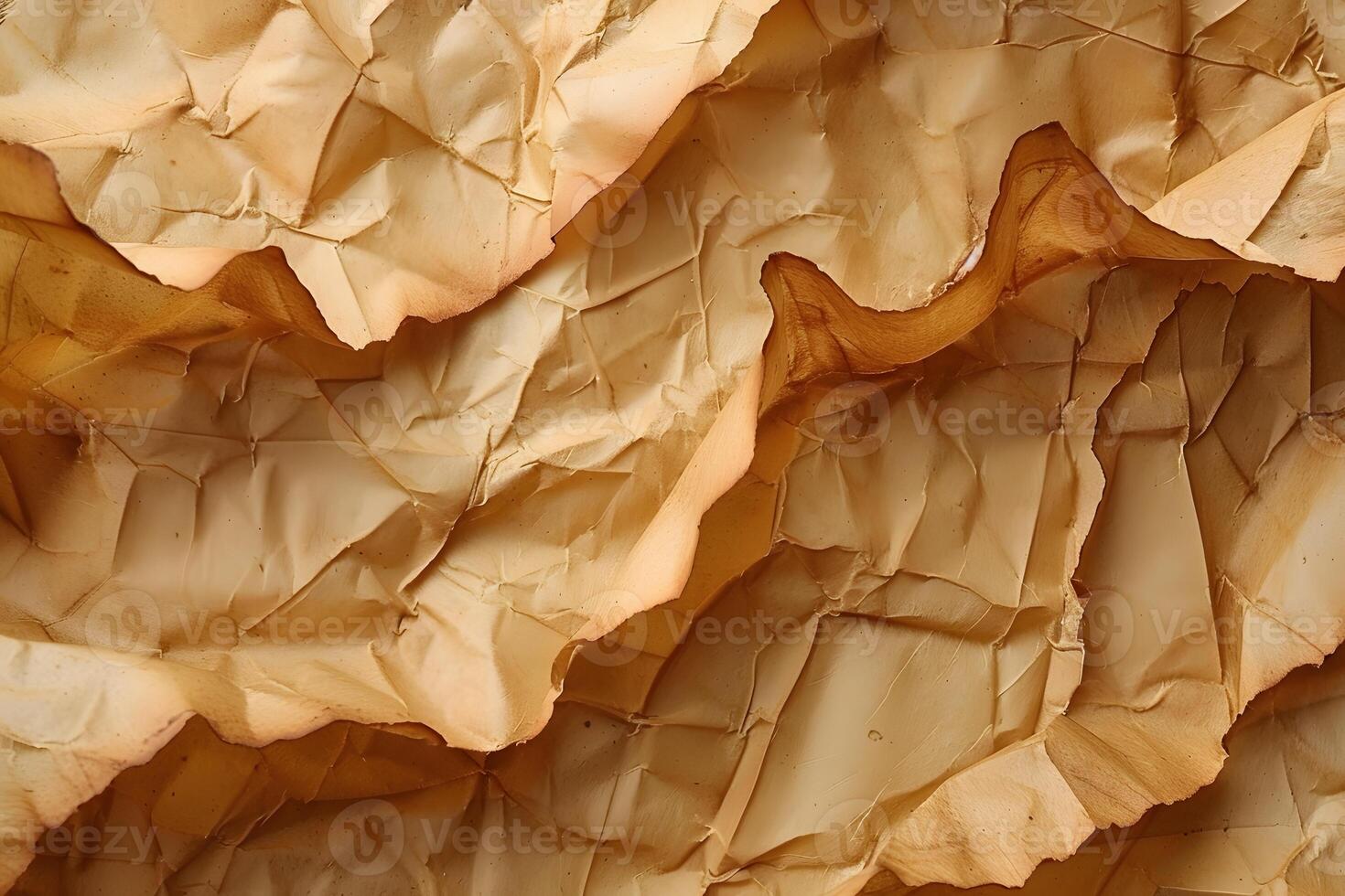 Abstract Crumpled Paper Texture for Background, Wallpaper, or Print Design photo