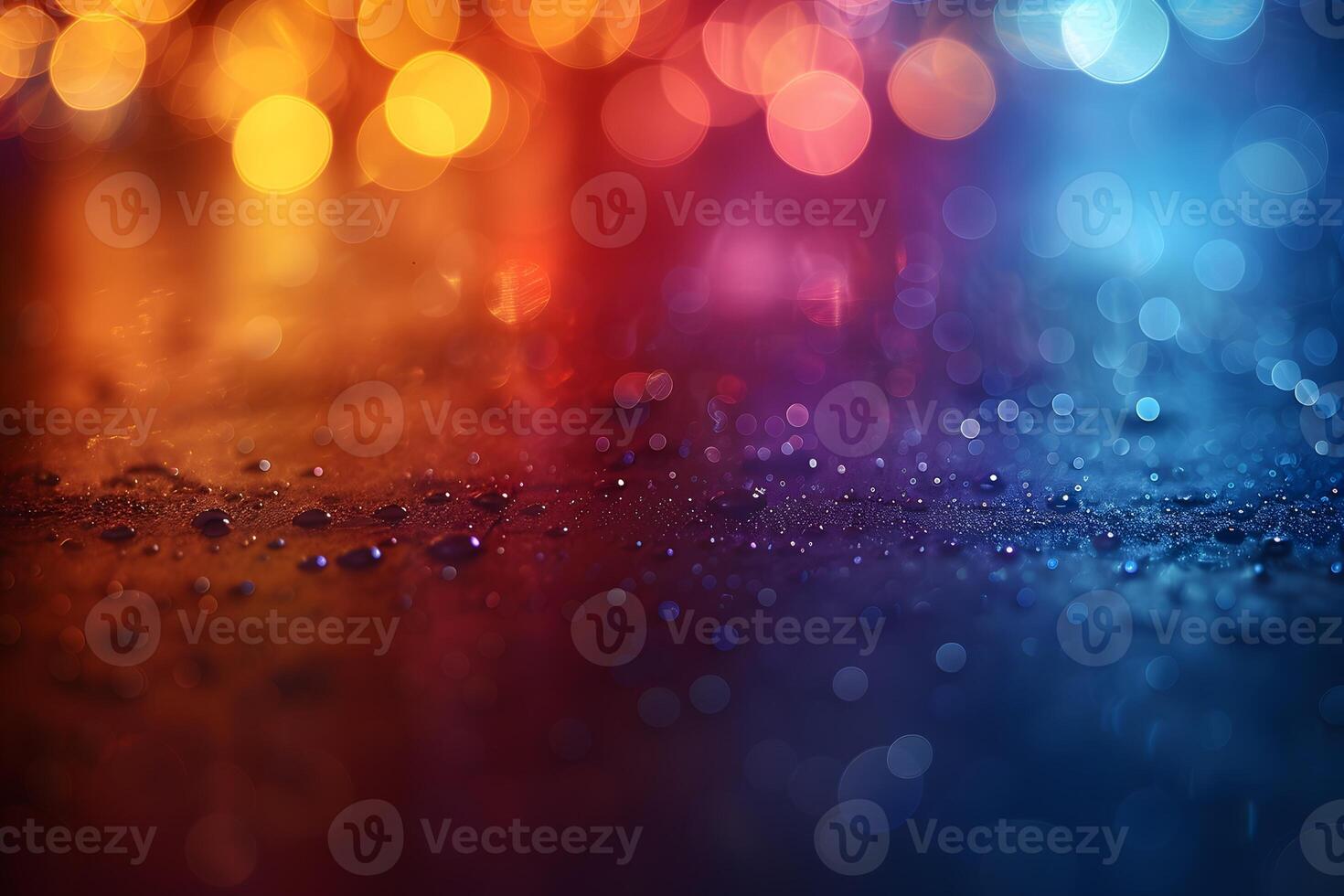 Abstract Bokeh Lights with Colorful Gradients - Perfect for Backgrounds, Design for Print, Posters, and Digital Projects photo