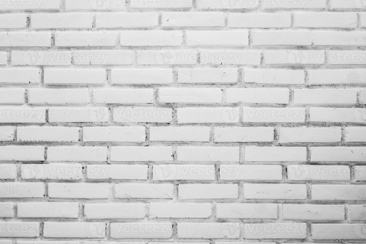 White Brick Wall Texture Background for Design and Decoration Projects photo