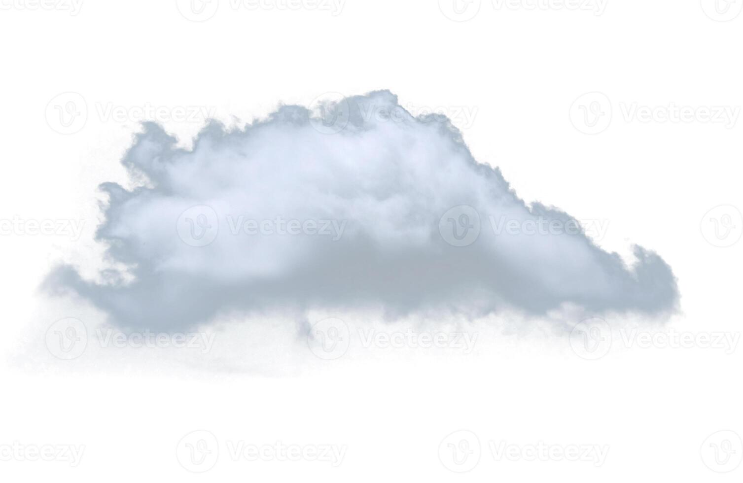 Fluffy White Cloud Against Clear Blue Sky Perfect for Weather and Nature Themes photo