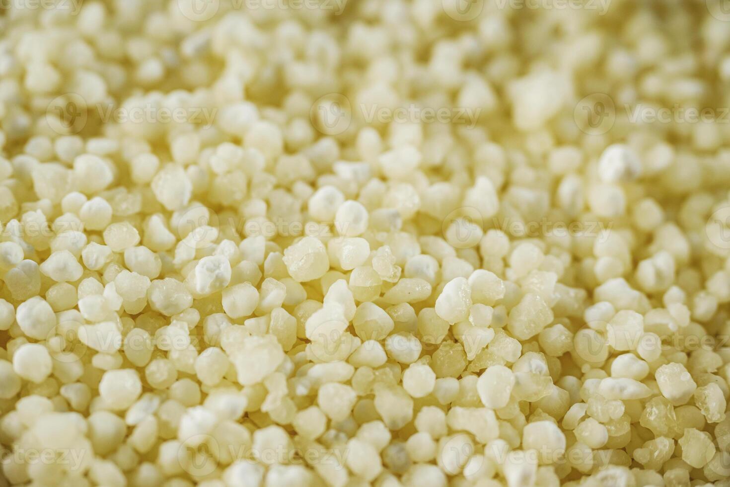 Indian sago starch cereal on a rustic background photo