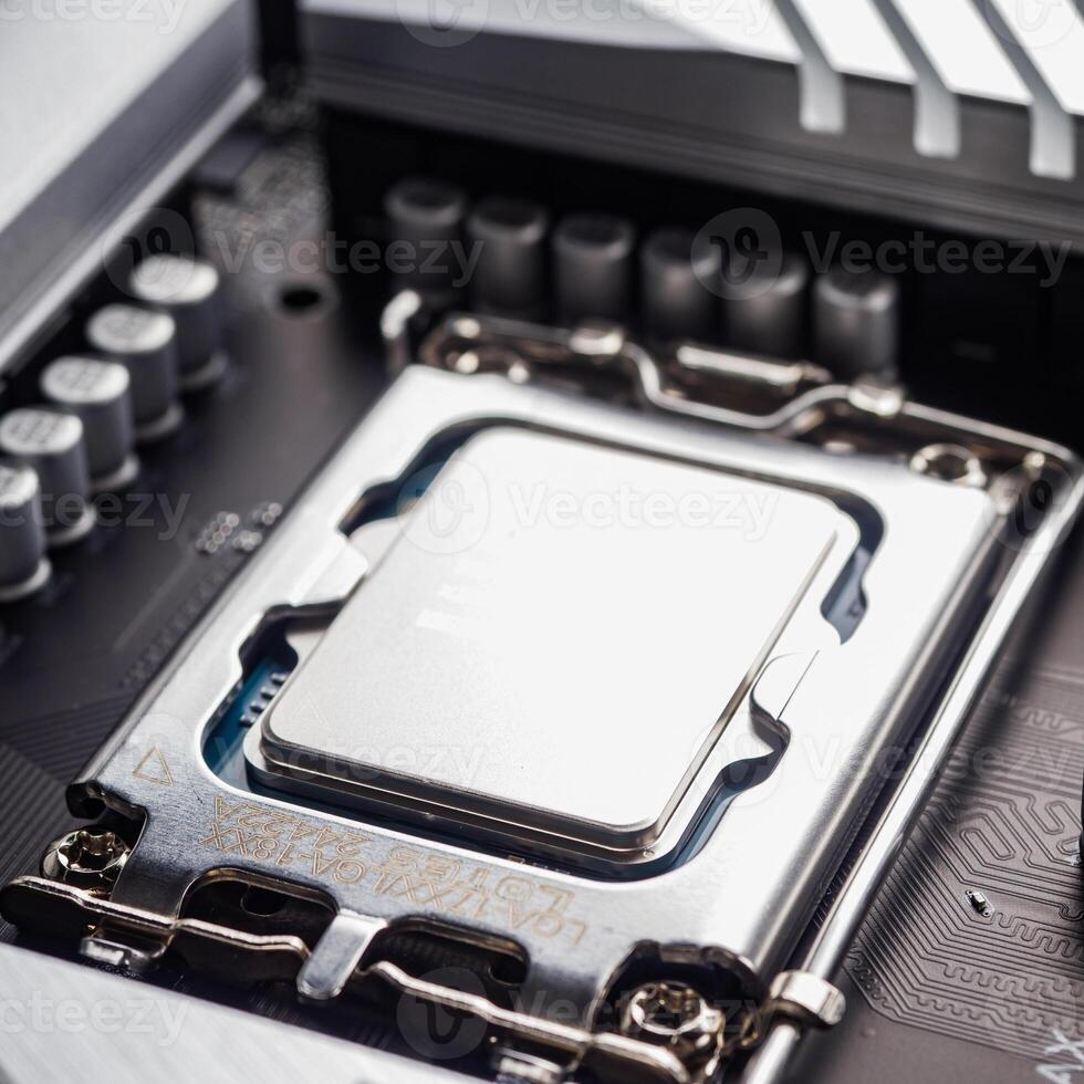 a modern central processor for a desktop computer for the LGA 1700 socket photo