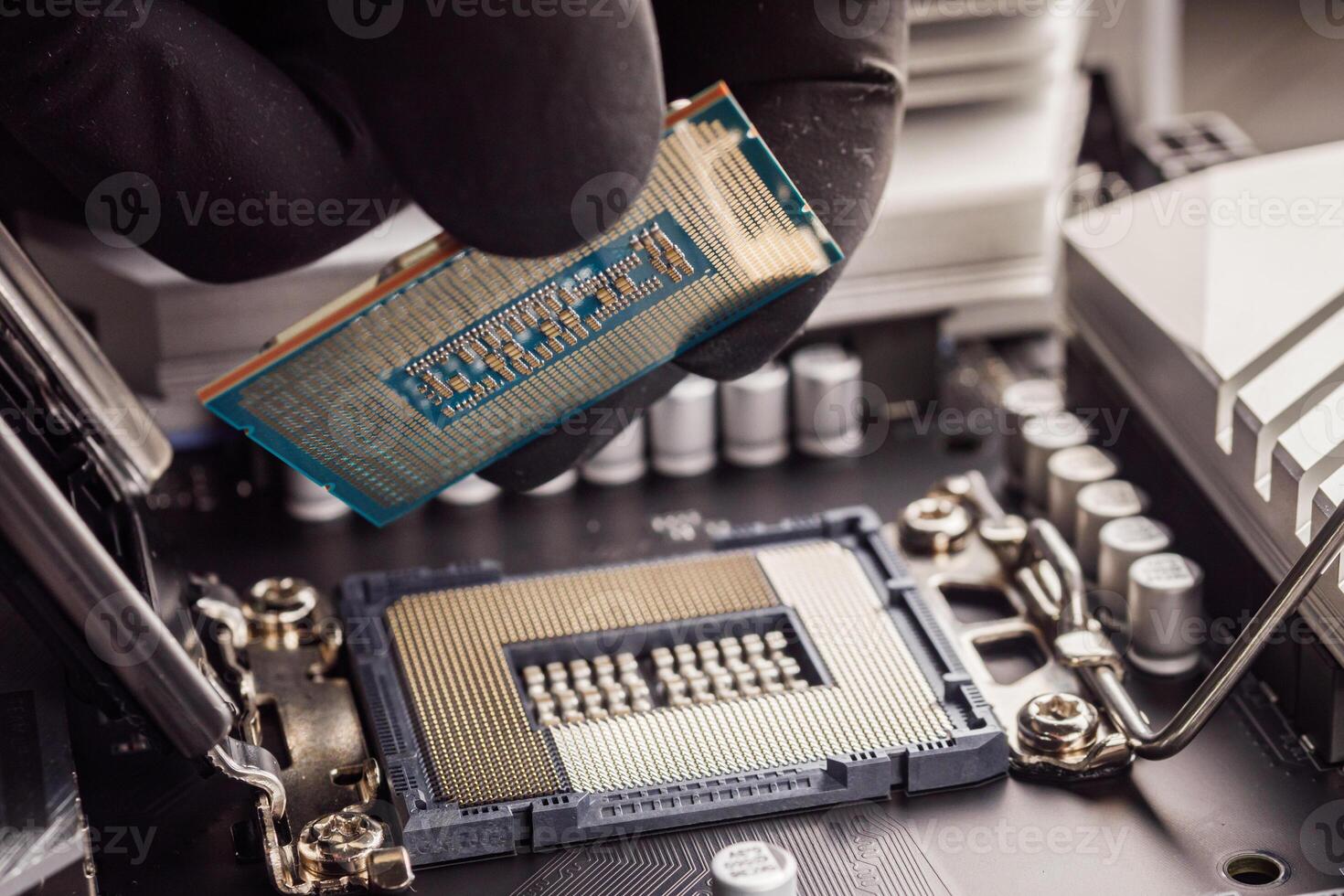 a modern central processor for a desktop computer for the LGA 1700 socket photo