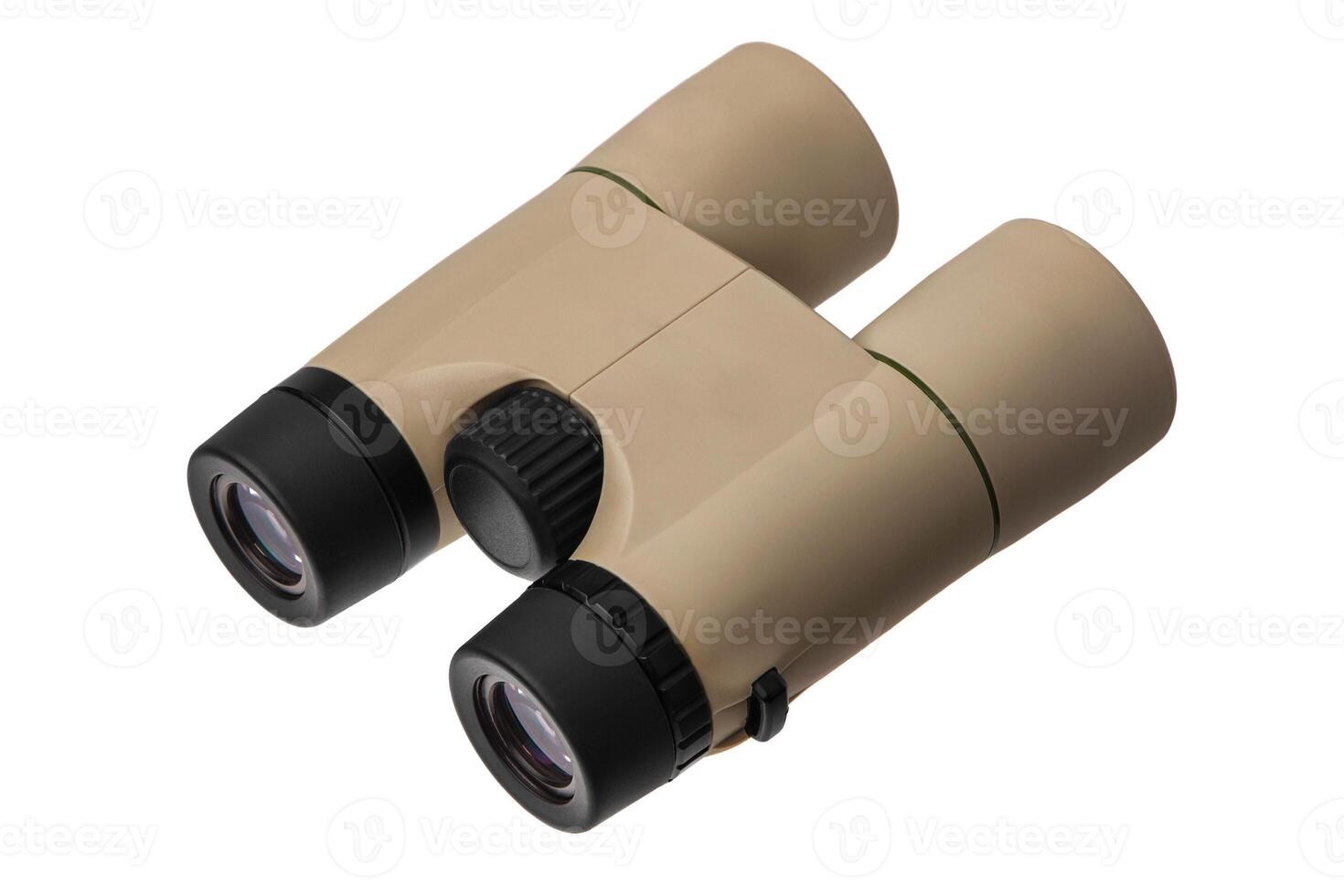 binoculars isolated on white photo