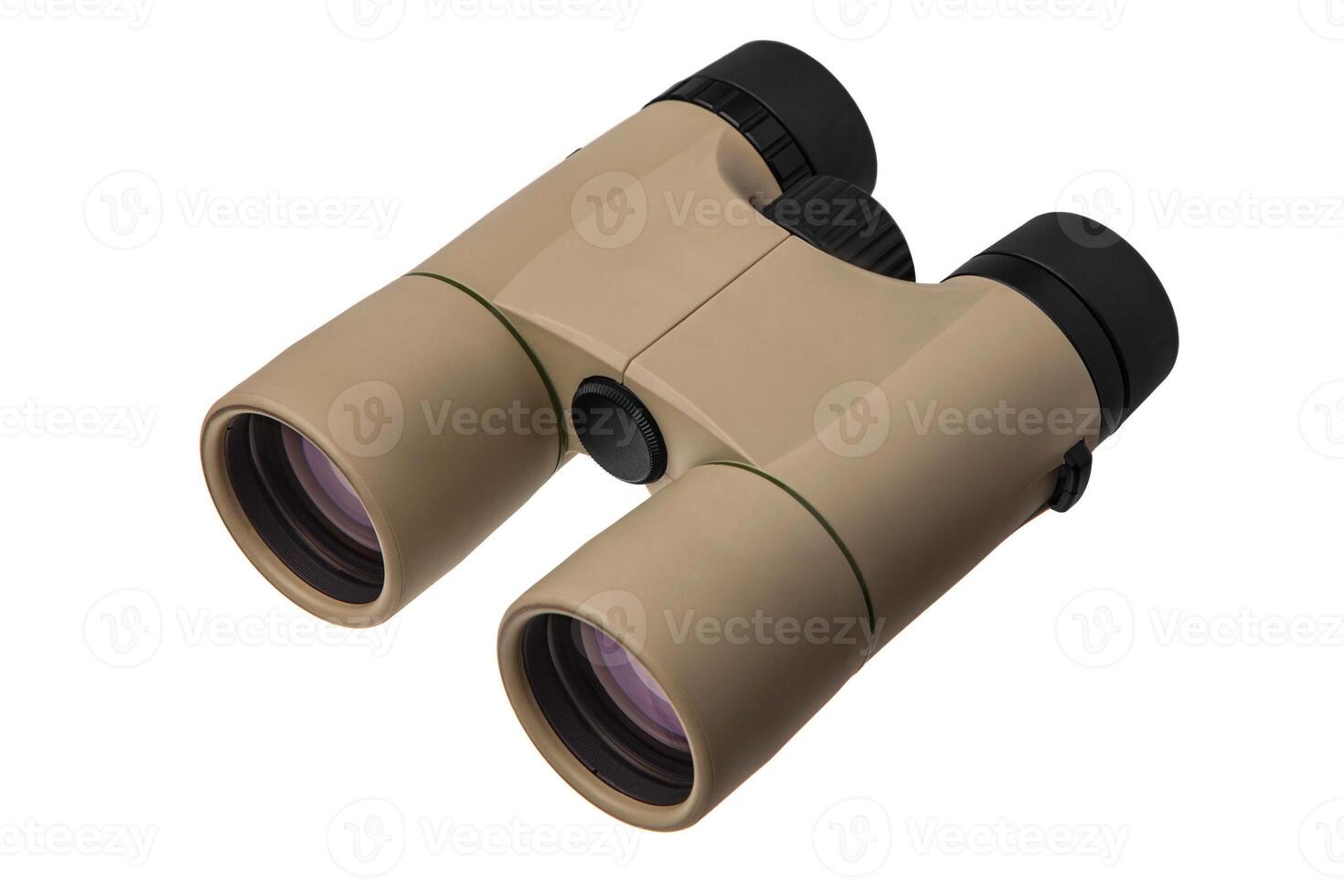 binoculars isolated on white photo