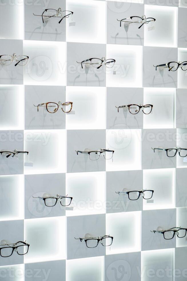glasses in the shop photo