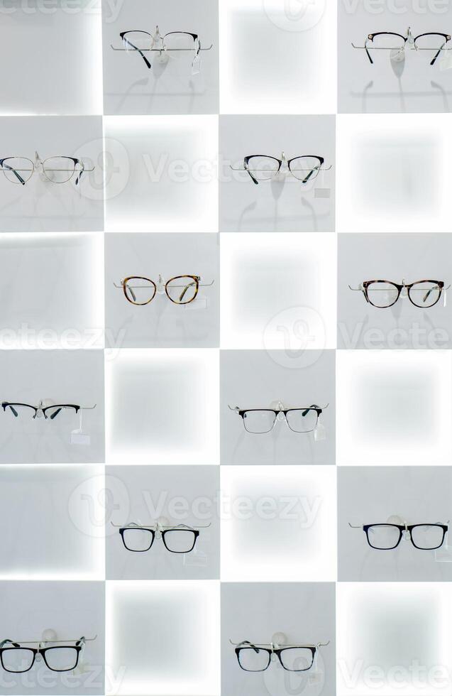 glasses in the shop photo