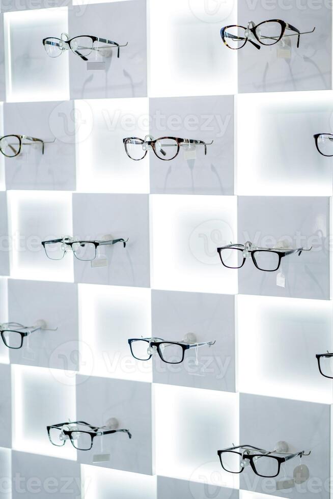glasses in the shop photo