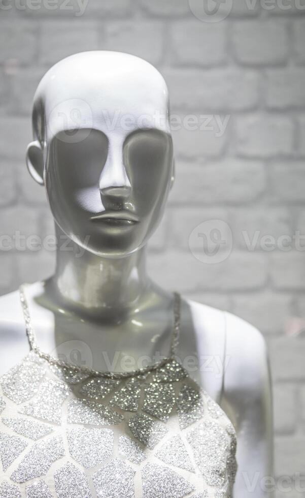 mannequin in the shop window photo
