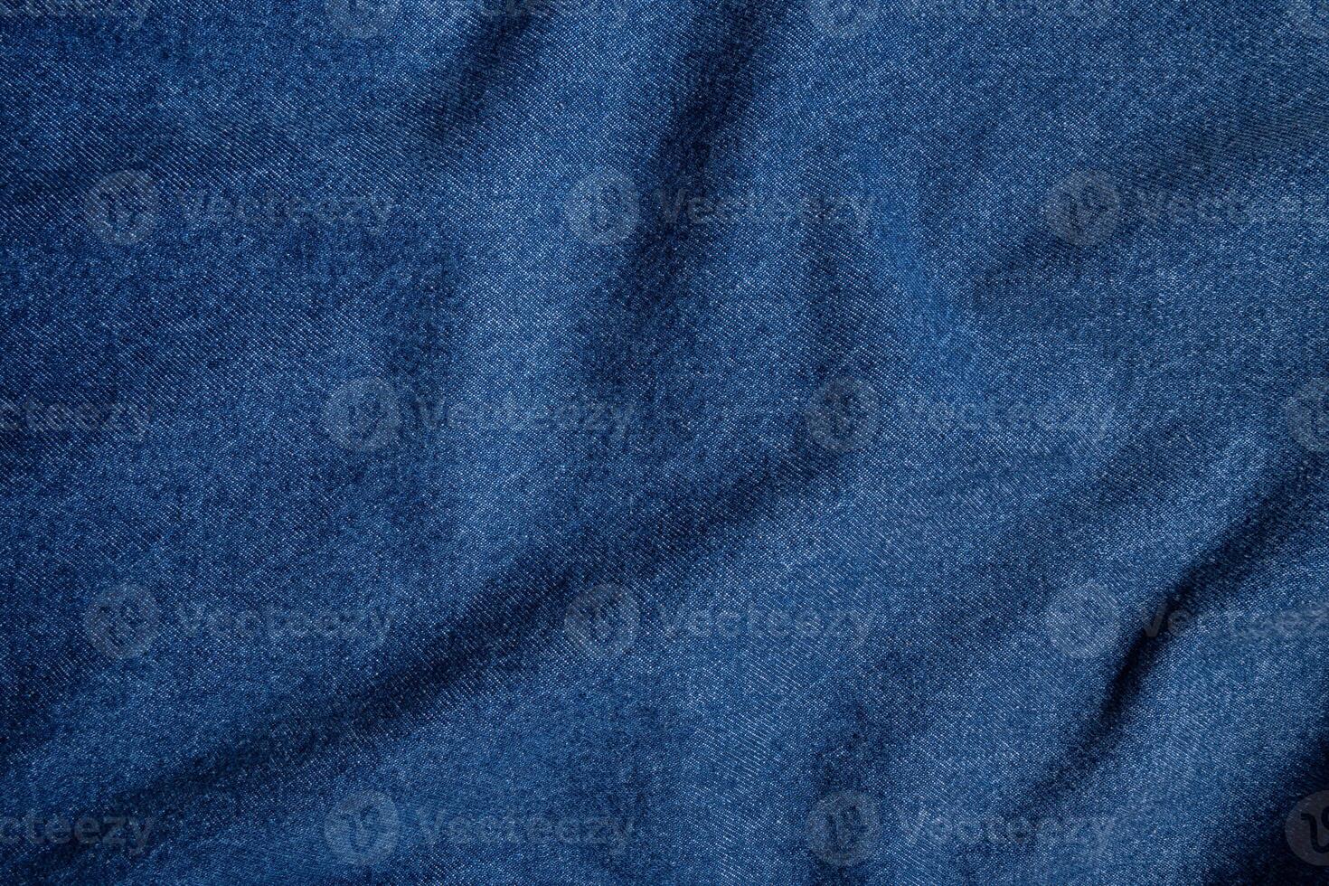 Blue denim texture. Closeup of denim jacket elements. Background for banner, poster or adrift. photo